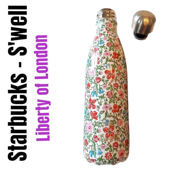 Starbucks S'well Liberty of London Water Meadow Floral Ditzy 17 oz Bottle New - Picture 1 of 12